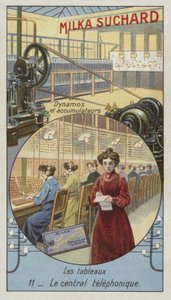 Telephone exchange by European School